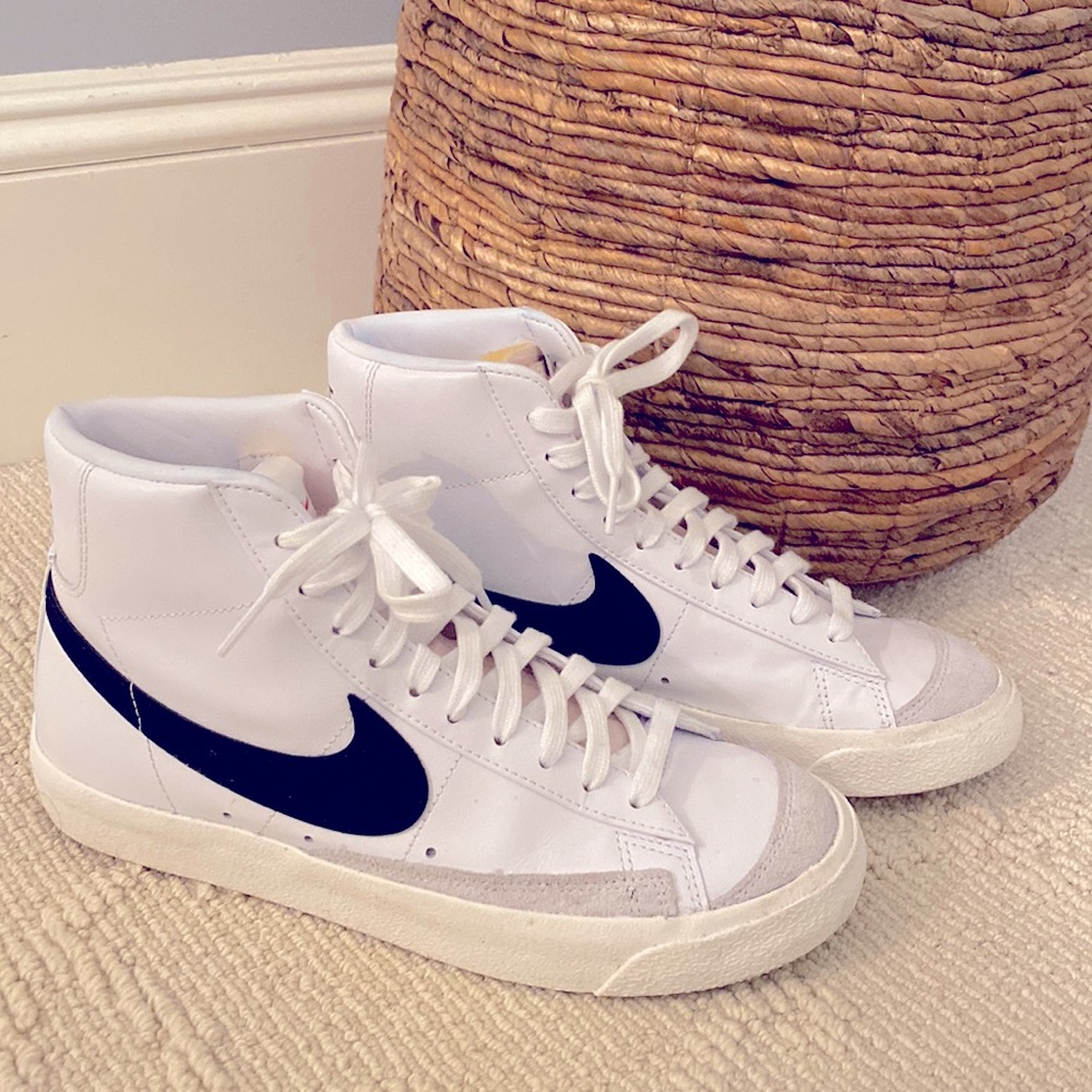 Nike Sneakers Blazer Mid 77.  Worn once!  Great condition!